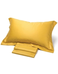 Double bed sheet set in cotton sateen – Satin – Corredo Italiano