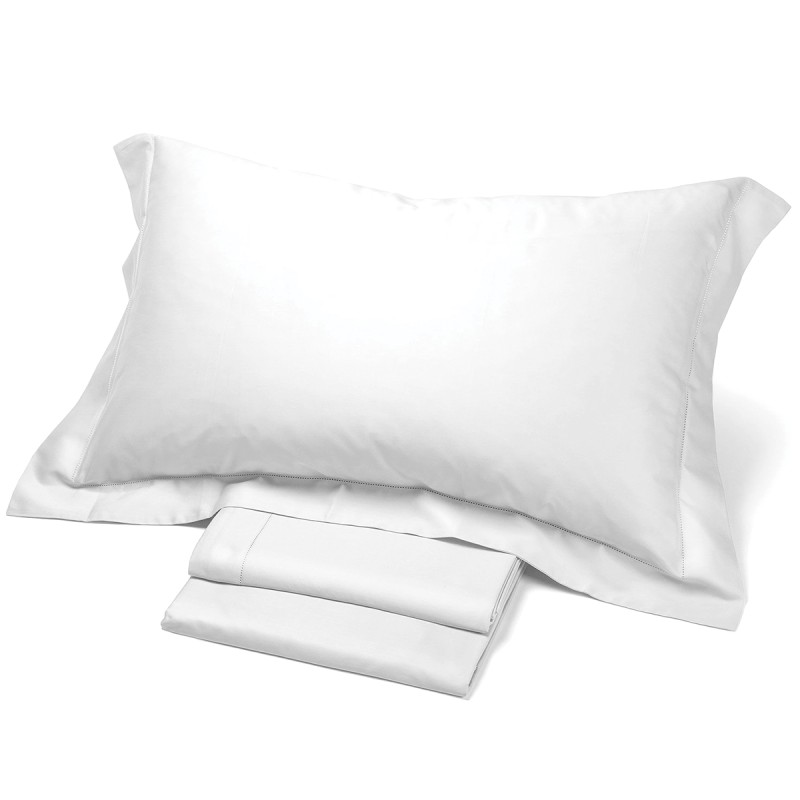Satin - pure cotton satin double bed sheet set by Corredo Italiano®