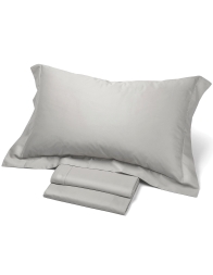 Satin - completo lenzuola raso 300TC Corredo Italiano® - PERLA