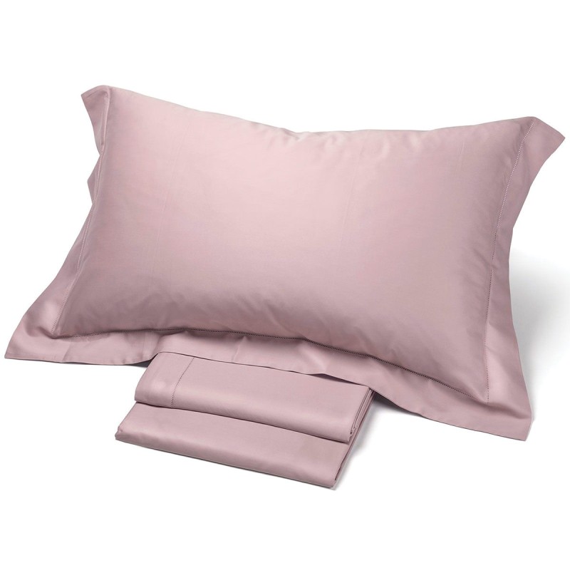 Satin - pure cotton satin double bed sheet set by Corredo Italiano®