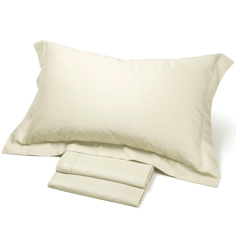 Satin - Double Bed Sheet Set in Cotton Satin by Corredo Italiano®