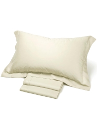 Double bed sheet set in cotton sateen – Satin – Corredo Italiano