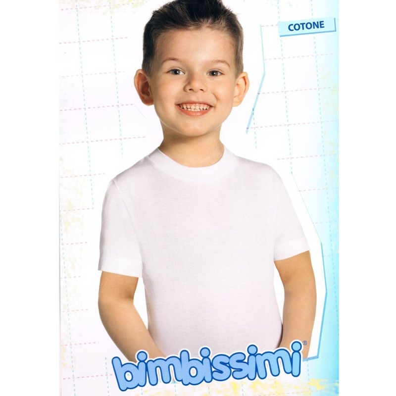 Maglietta puro cotone bambino Bimbissimi TM62R