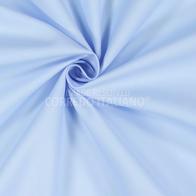 Pure cotton fabric height 300 cm - Blue sky
