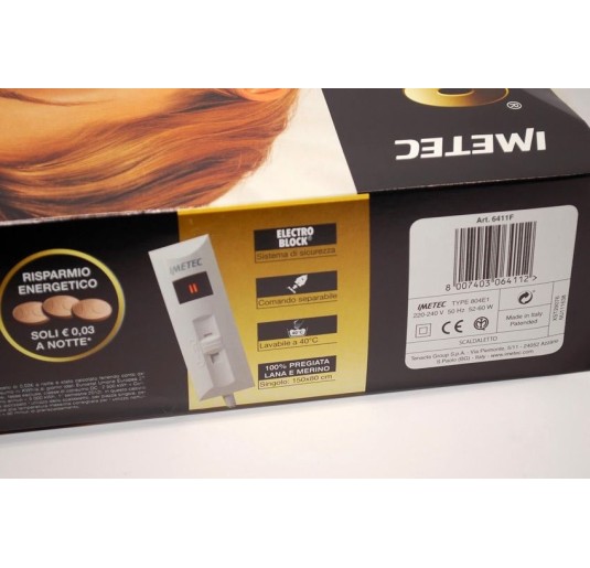 Pleasure - scaldasonno pura lana letto 1 posto 2