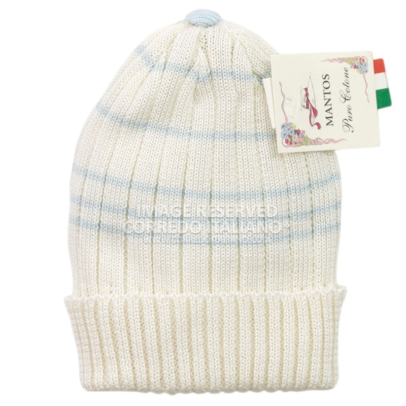 Cappellino neonato in filo art. 0211PA Cappellino neonato in filo art. 0211PA