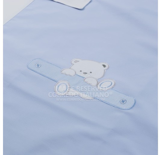 Coordinato per lettino 4 PZ art. Dudu - azzurro 2