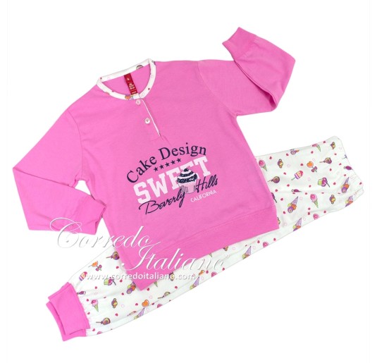 Girl cotton long pajamas Bip Kids 3831FX 2