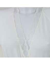 Eulalie - vestaglia mezza manica Tatà con pizzo