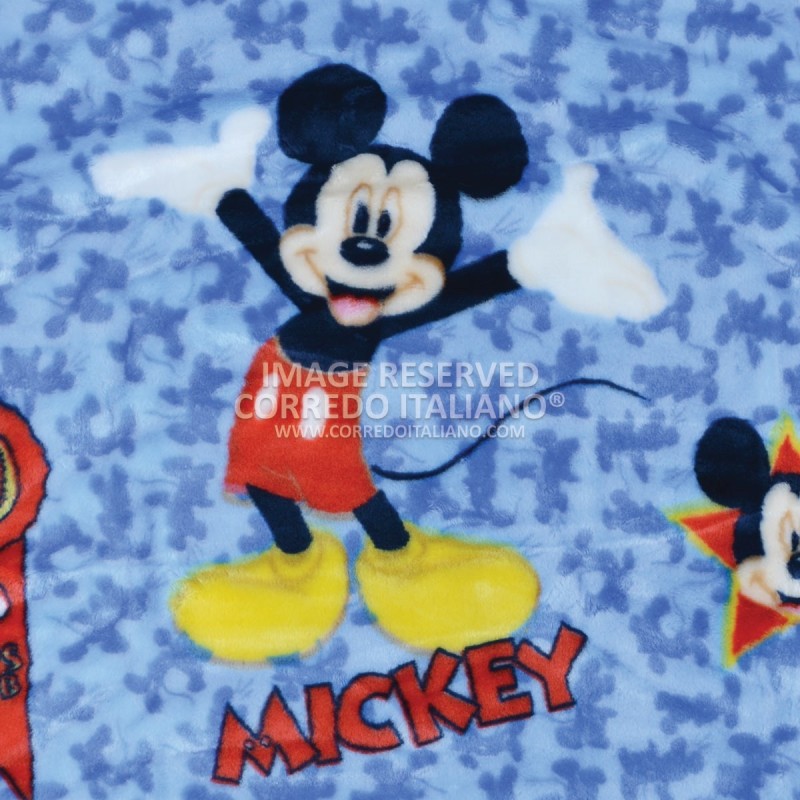 Fleece blanket for cot art. Mickey