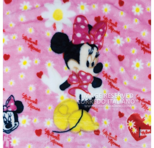 Fleece blanket for cot art. Minnie 0205R 2