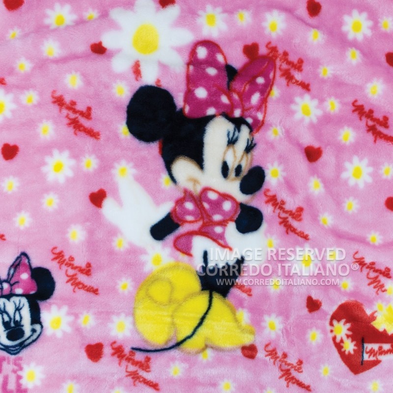 Fleece blanket for cot art. Minnie 0205R