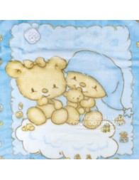 Fleece blanket for cot art. 31620AZ