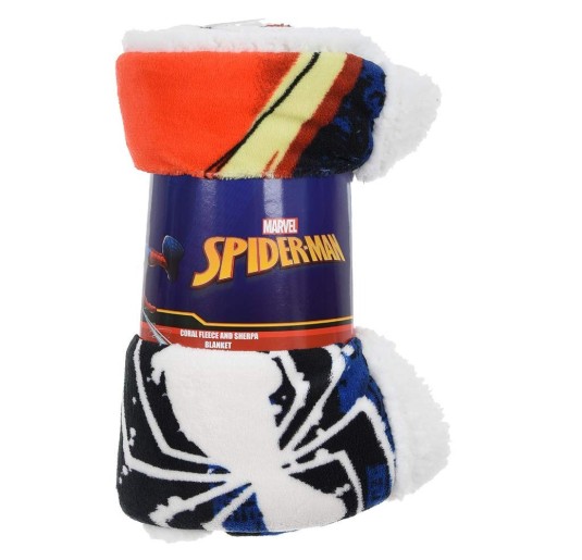 Spiderman - plaid in pile sherpa agnellato 100x140 cm 2