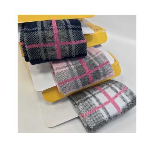 Collant calzamaglia baby caldo cotone Tartan 0212 2