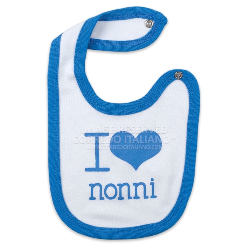 Bavetta I Love Nonni con chiusura clip art. TB280/3