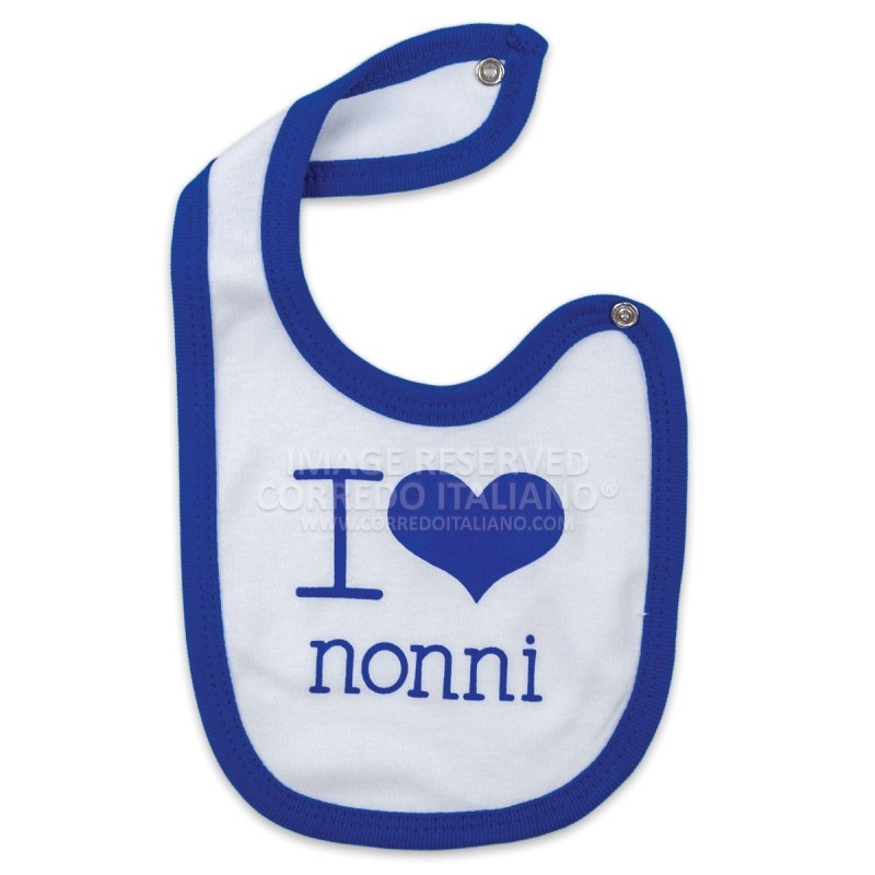 Bavetta I Love Nonni con chiusura clip art. TB280/3