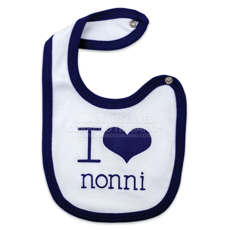 Bavetta I Love Nonni con chiusura clip art. TB280/3