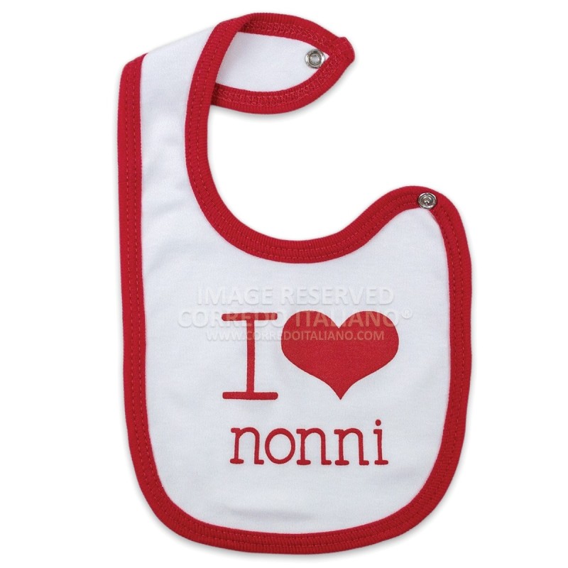 Bavetta I Love Nonni con chiusura clip art. TB280/3