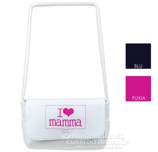 Mom quilted bag creamy