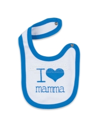 Bavetta I Love mamma con chiusura clip art. TB280/1