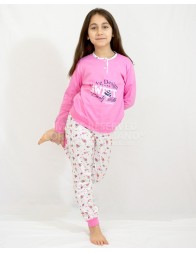 Girl cotton long pajamas Bip Kids 3831FX