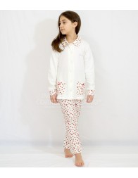 Open front interlock cotton pajamas Baby Vip Q3269