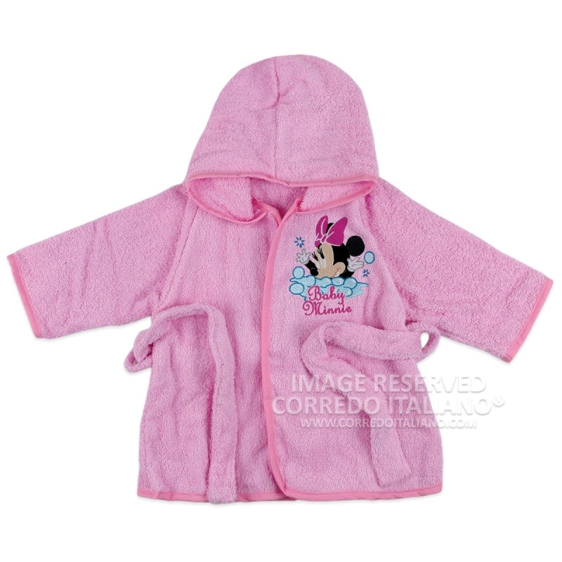 Minnie Mouse bathrobe for baby WD36056