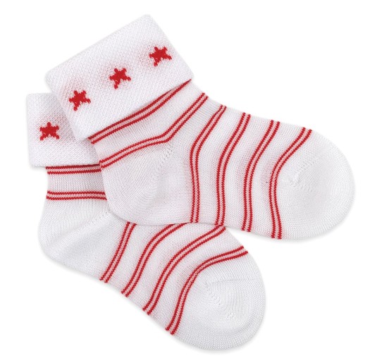 Calzini in puro cotone con risvoltino CI365T 2