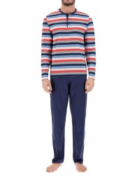 Long pajamas neck seraph filoscozia Perofil art. PVPR91374