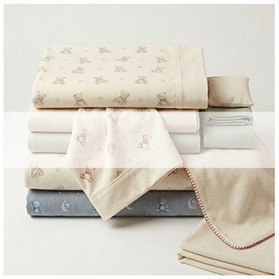 Cradle and Pram flannel sheet sets