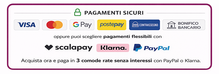 Pagamenti accettati su Corredoitaliano.com